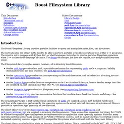 Filesystem Library