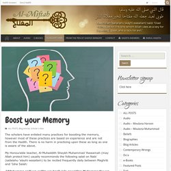 Boost your Memory – Al-Miftah