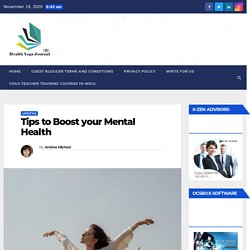Tips to Boost your Mental Health