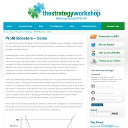Profit Boosters – Scale « The Strategy Workshop