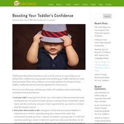 Boosting Your Toddler’s Confidence - Jo Ann Gramlich