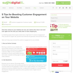 5 Tips for Boosting Customer Engagement on Your Website -