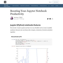 Boosting Your Jupyter Notebook Productivity