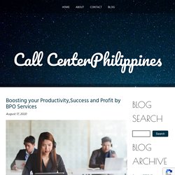 Boosting your Productivity,Success and Profit by BPO Services