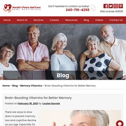 Brain-Boosting Vitamins for Better Memory
