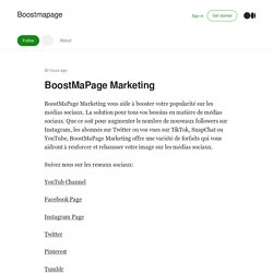 Boostmapage