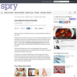 Love And Heart Health Connection - Spry Living