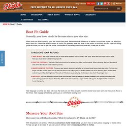 Boot Fitting Guide