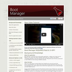Boot Manager User Guide
