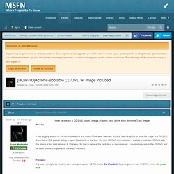 [HOW-TO]Acronis-Bootable CD/DVD w/ image included