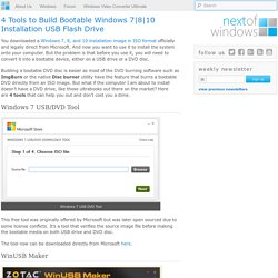 4 Tools to Build Bootable Windows 7