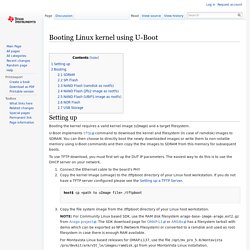 Booting Linux kernel using U-Boot