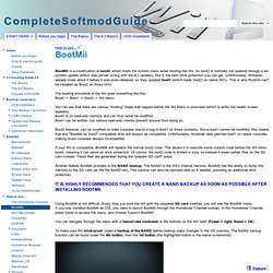 BootMii - CompleteSoftmodGuide