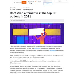 Bootstrap Alternatives: The Best 36 Options in 2020