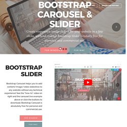 Bootstrap Carousel Example and Tutorial