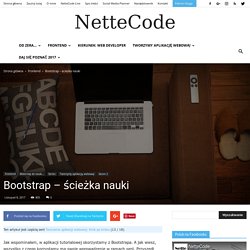Bootstrap - ścieżka nauki ~ NetteCode