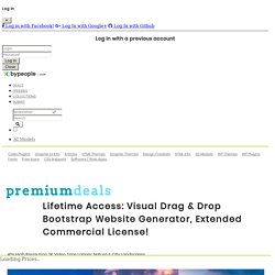 Lifetime Access: Visual Drag & Drop Bootstrap Website Generator, Extended Commercial License!