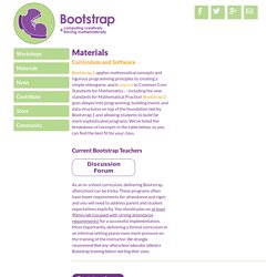 Bootstrap: Materials