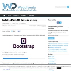 Bootstrap (Parte 13): Barras de progreso - Webdisenia
