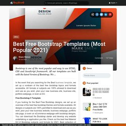 Best Free Bootstrap Templates (Most Popular 2021)