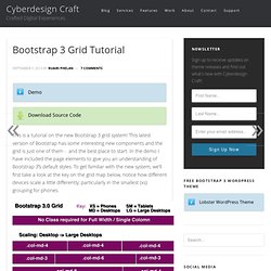 Bootstrap 3 Grid Tutorial - Cyberdesign Craft