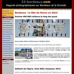 Bordeaux Programme de la FETE DU FLEUVE Garonne en 2011