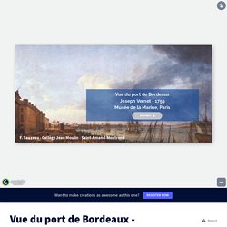 Vue du port de Bordeaux - Genially
