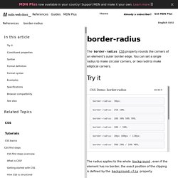 -moz-border-radius - MDC