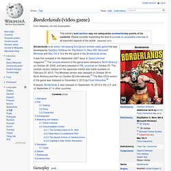 Borderlands (video game)