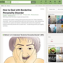 How to Deal with Borderline Personality Disorder