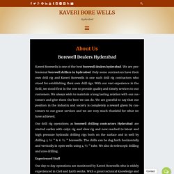 Borewell dealers Hyderabad
