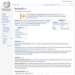 Borland C++