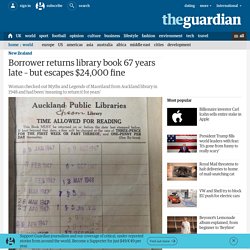 Borrower returns library book 67 years late – but escapes $24,000 fine
