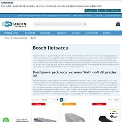 Bosch accu revisie