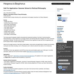 Hesperus is Bosphorus