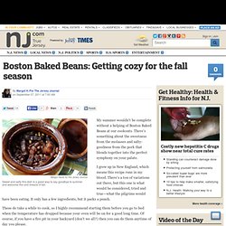 Boston Baked Beans: Getting cozy for the fall season