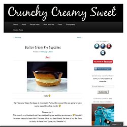 Boston Cream Pie Cupcakes