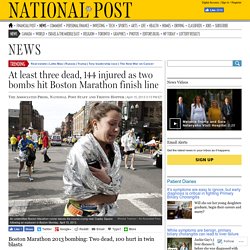 Boston Marathon 2013 bombing: Two dead, 100 hurt in twin blasts