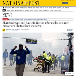 Boston Marathon 2013 explosions:Photos from the scene after the blasts
