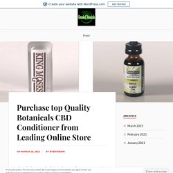 Purchase top Quality Botanicals CBD Conditioner from Leading Online Store – Greenleaf Botanicals