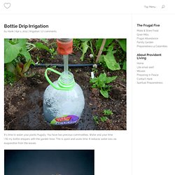 Bottle Drip Irrigation