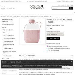 Hip Bottle - 650ml/22 oz. - Blush - Hip - Natural Collection