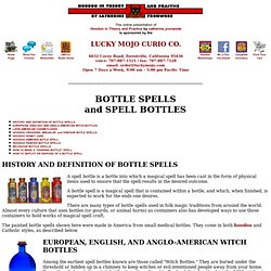 Bottle Spells and Spell Bottles