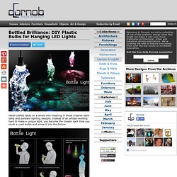 Bottled Brilliance: DIY Plastic Bulbs for Hanging LED Lights