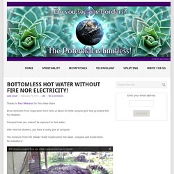 Bottomless Hot Water Without Fire Nor Electricity!