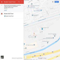 Bouden Coach Travel - Google My Maps