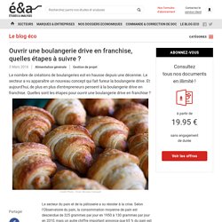 Ouvrir une boulangerie drive en franchise, quelles étapes à suivre ? - blog Etudes-et-analyses.com