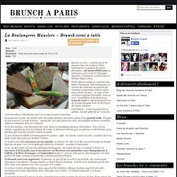 La Boulangerie Mauclerc – Brunch servi à table – 12