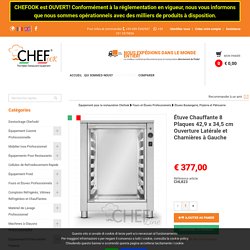 Étuve Boulangerie / Étuve Pâtisserie / Étuve Viennoiserie CHL823 - Chefook