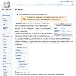 Wikipédia : Boulimie